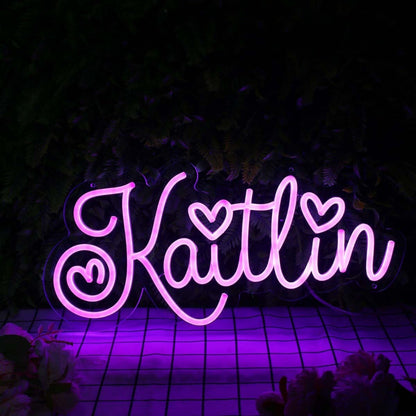 Kaitlin Dark Purple Led Neon Sign - Shineneon