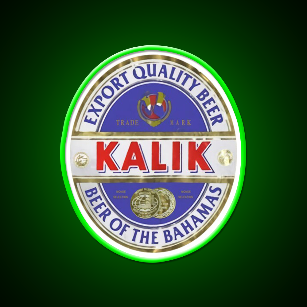 Kalik Drink Beer Logo Beer Bar Decor Led Neon Sign Rgb Color