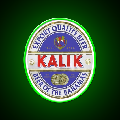 Kalik Drink Beer Logo Beer Bar Decor Led Neon Sign Rgb Color