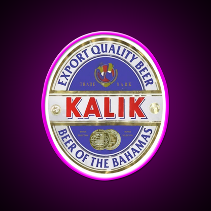 Kalik Drink Beer Logo Beer Bar Decor Led Neon Sign Rgb Color