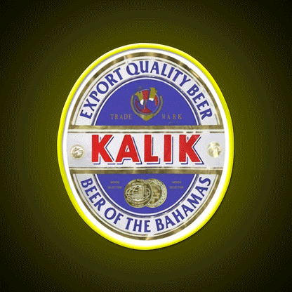 Kalik Drink Beer Logo Beer Bar Decor Led Neon Sign Rgb Color