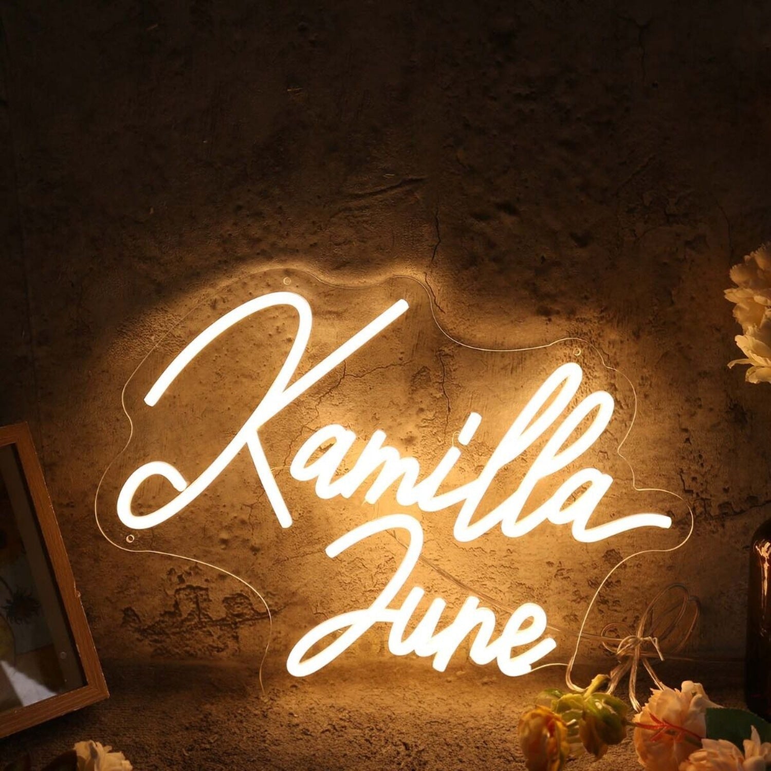 Kamilla June Yellow Led Neon Sign - Shineneon