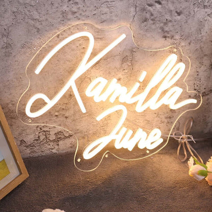 Kamilla June Yellow Led Neon Sign - Shineneon