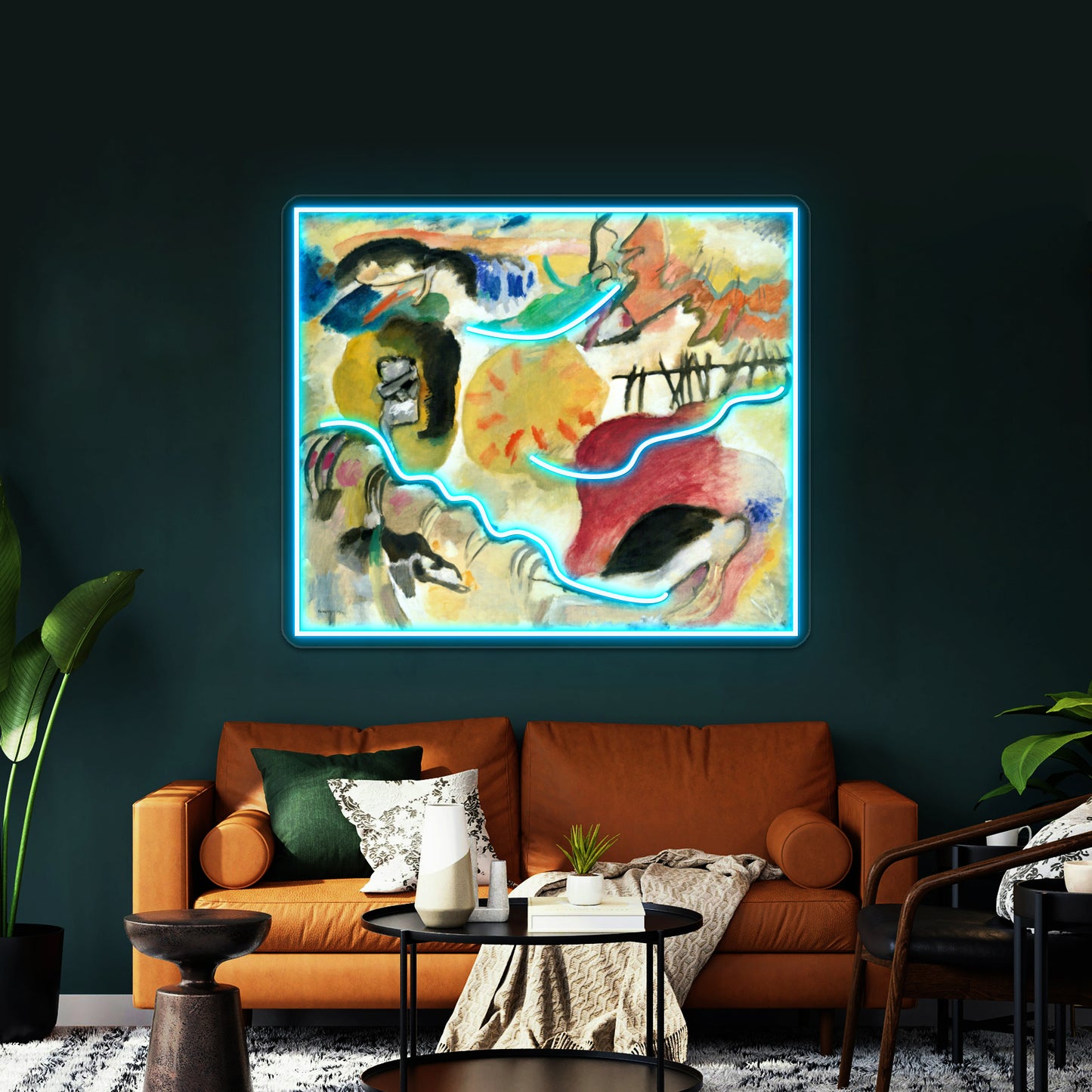 Kandinsky Garden Of Love Ii Kandinsky Abstract Free Forms Wall Artwork Neon Signs