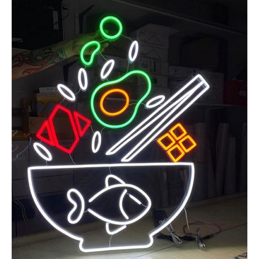 Kanto Cooking Snacks Led Sign Business Neon Sign