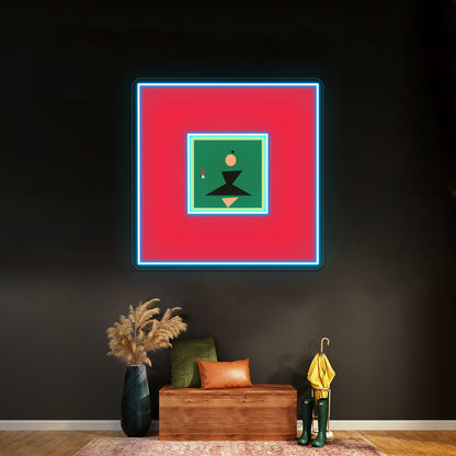 Kanye Abstract Album Art Wall Artwork Neon Signs