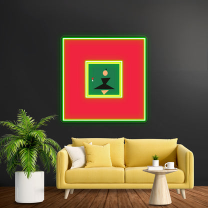 Kanye Abstract Album Art Wall Artwork Neon Signs