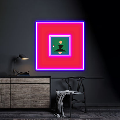 Kanye Abstract Album Art Wall Artwork Neon Signs