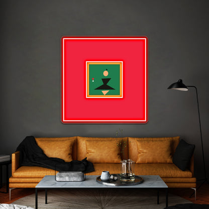 Kanye Abstract Album Art Wall Artwork Neon Signs