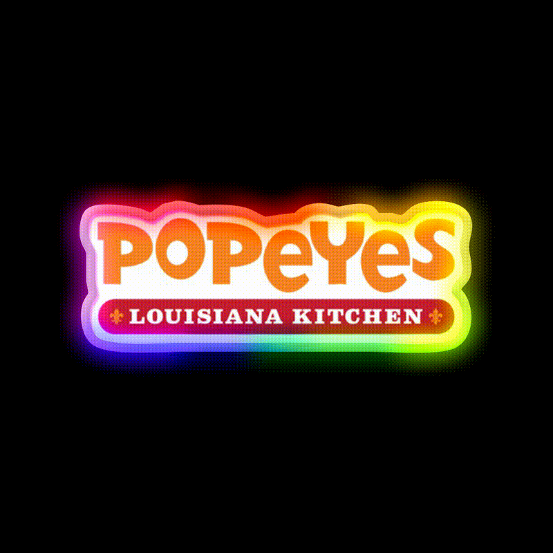 Kapan Fast Food Led Neon Sign For Burger Place Rgb Color - LED neon sign close-up detail
