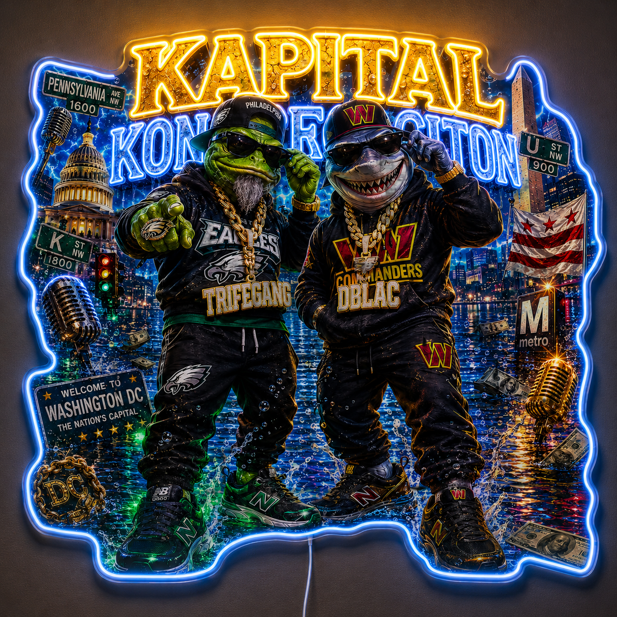 KAPITAL KONNECTION Custom LED Neon Sign - Shineneon