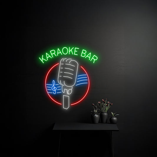 Karaoke Bar Neon Light