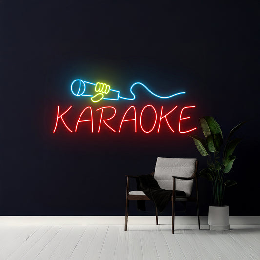 Karaoke Csutom Led Neon Sign