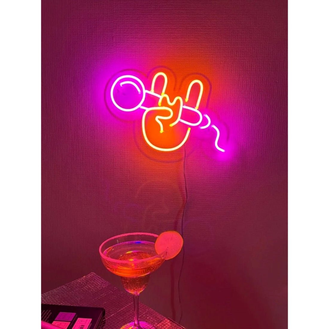 Karaoke Microphone Led Sign Business Neon Sign - Shineneon