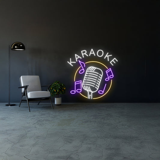 Karaoke Neon Sign