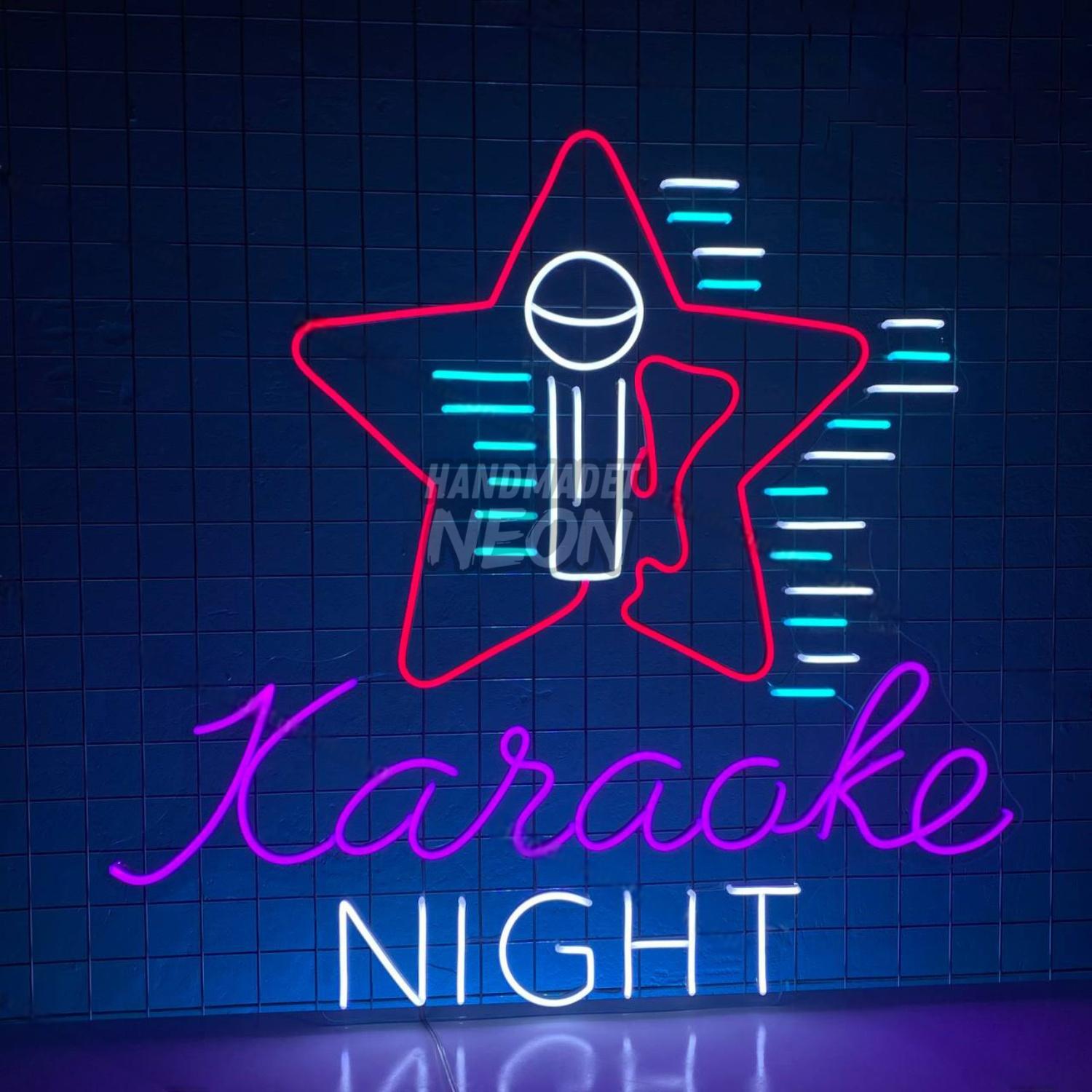 Karaoke Night Led Neon Sign Bar Pub Wall Art | Shineneon