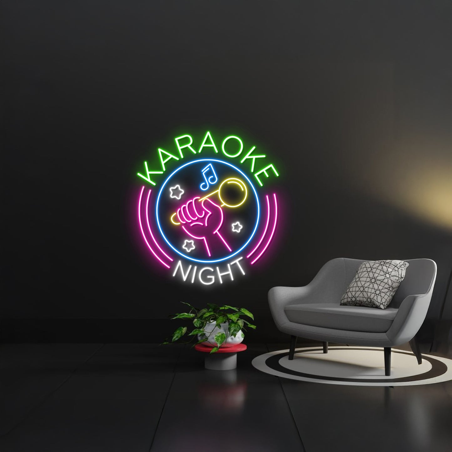 Karaoke Night Led Sign