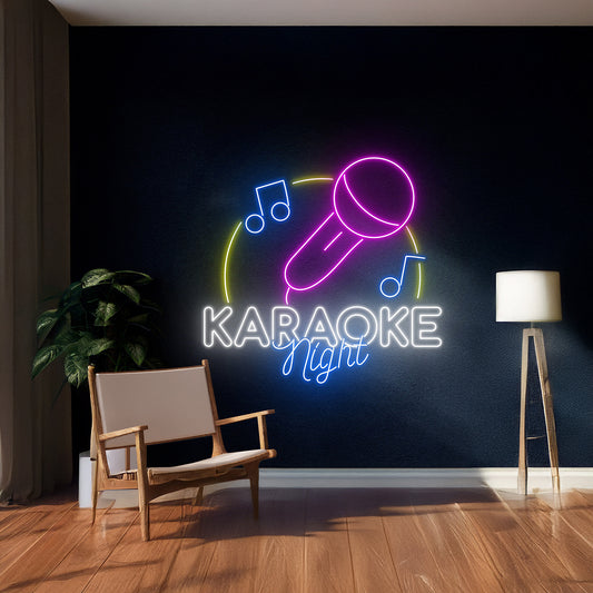 Karaoke Night Neon Light