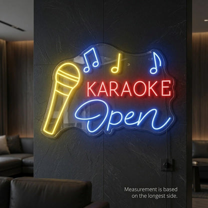 Karaoke Open LED Neon Sign - Shineneon