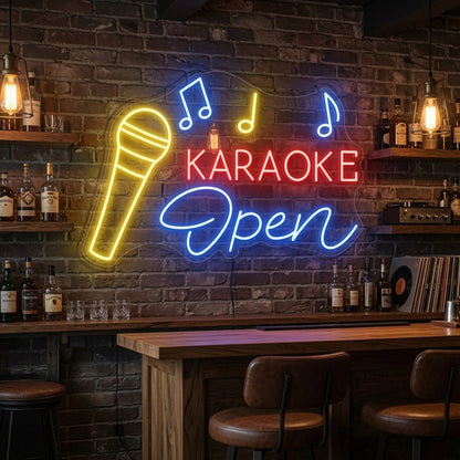 Karaoke Open LED Neon Sign - Shineneon