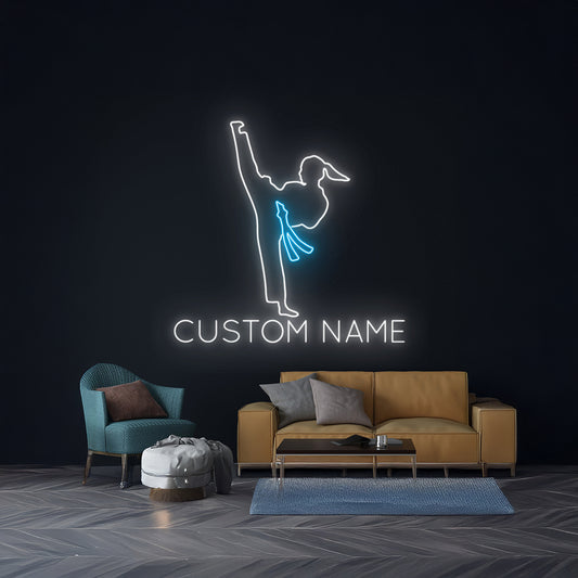 Karate Girl Led Neon Signs