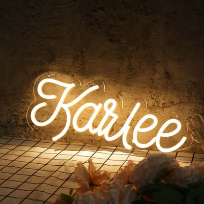 Karlee Yellow Led Neon Sign - Shineneon