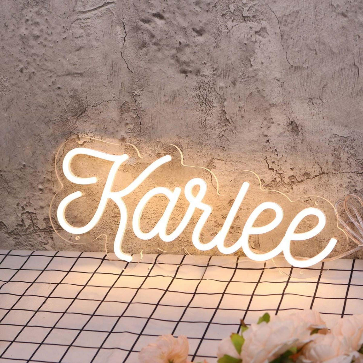 Karlee Yellow Led Neon Sign - Shineneon