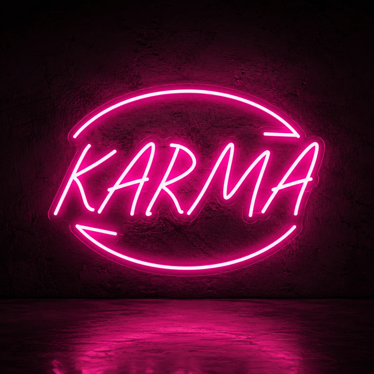 Karma Wall Decor LED Neon Sign - Shineneon