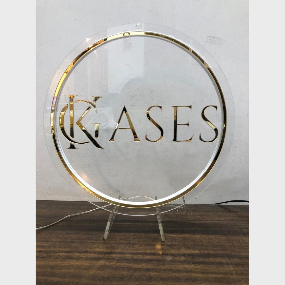 Kases Acrylic Business Logo Sign - Shineneon
