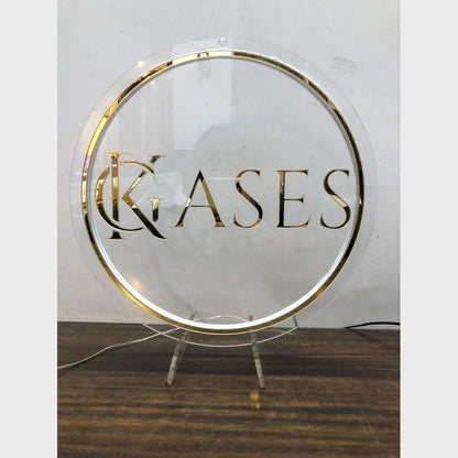 Kases Acrylic Business Logo Sign - Shineneon