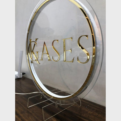 Kases Acrylic Business Logo Sign - Shineneon
