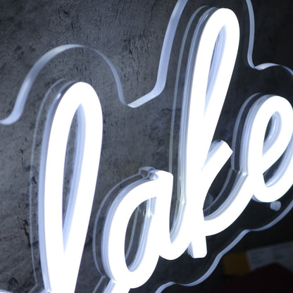 Kasey And Blake White Led Neon Sign - Shineneon