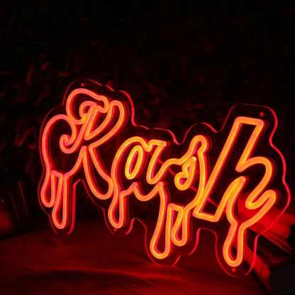Kash Orange Led Neon Sign - Shineneon