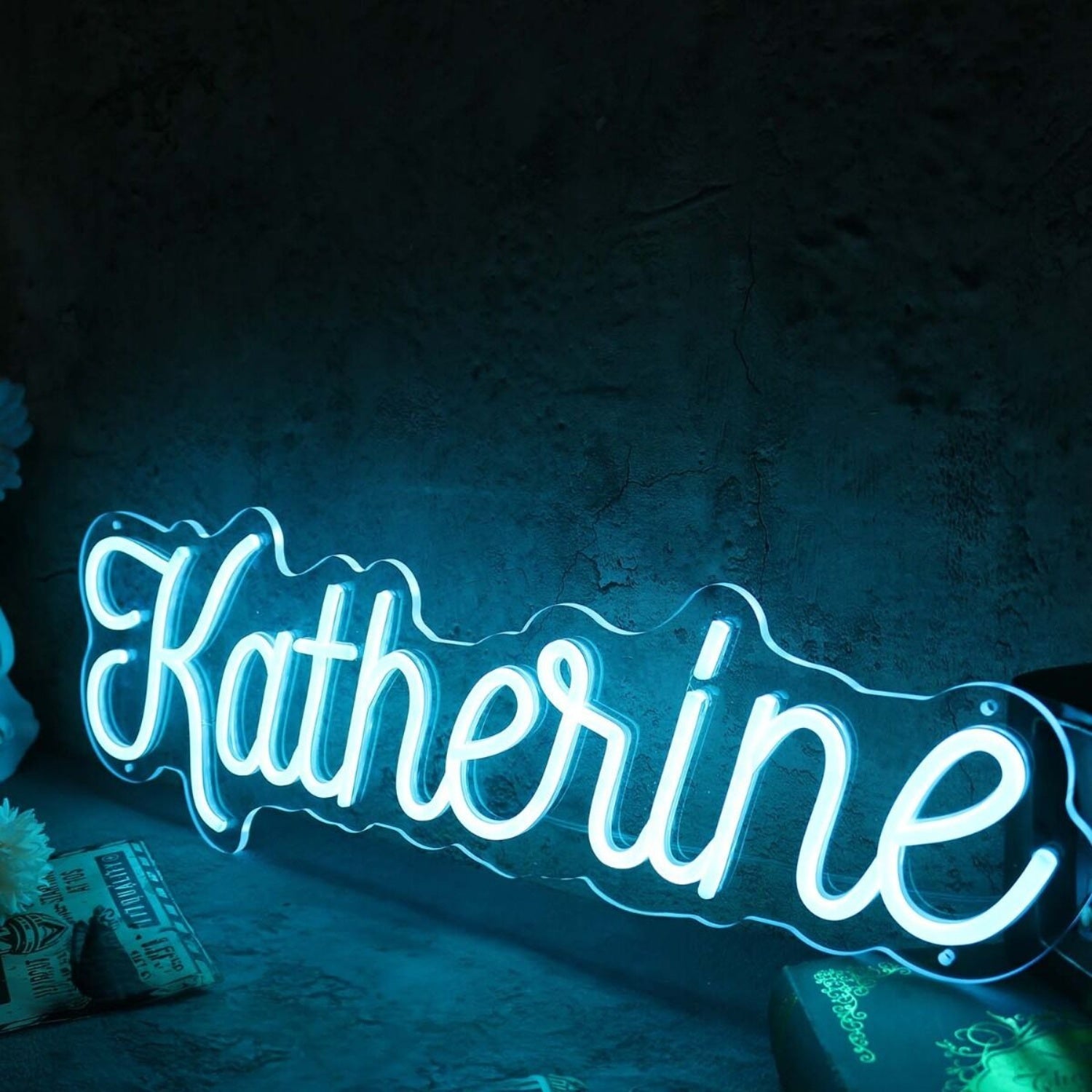 Katherine Blue Led Neon Sign - Shineneon