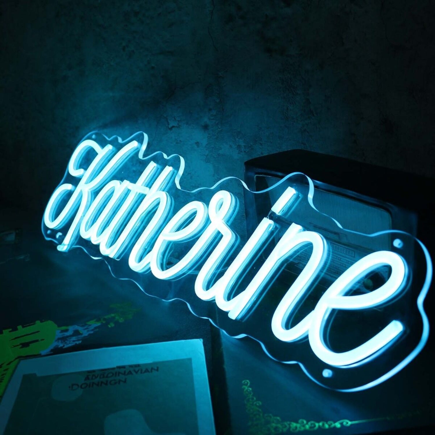 Katherine Blue Led Neon Sign | Shineneon