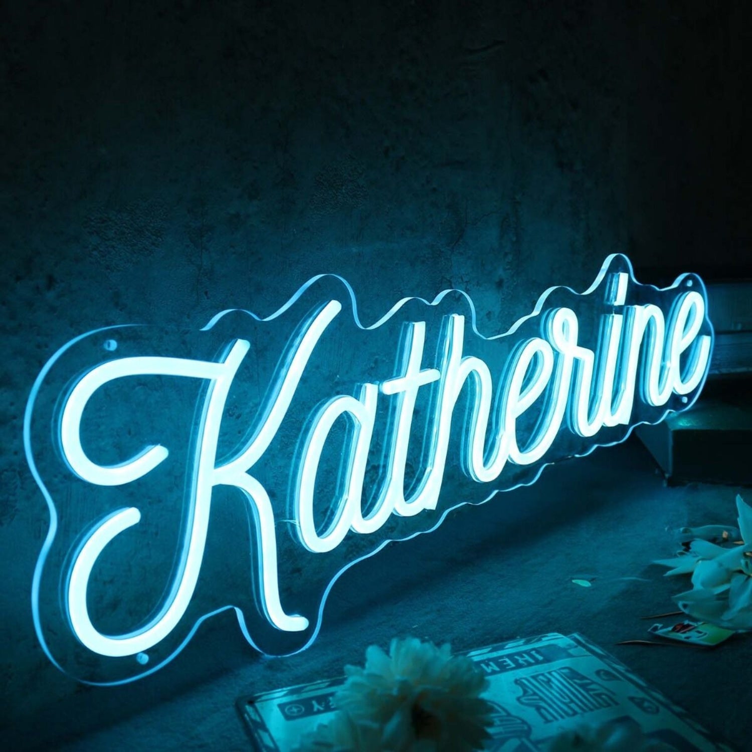 Katherine Blue Led Neon Sign - Shineneon