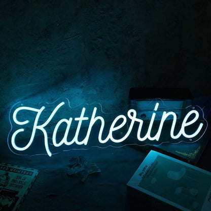 Katherine Blue Led Neon Sign - Shineneon