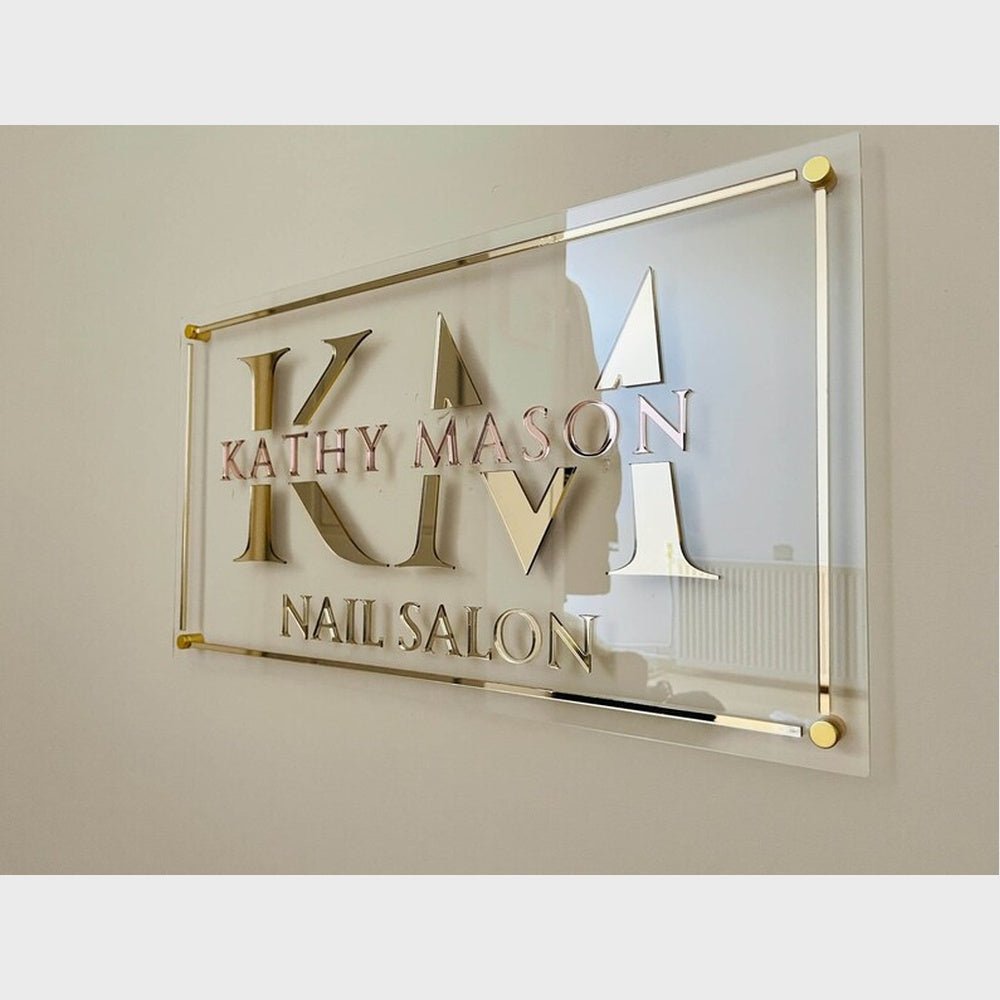 Kathy Mason Nail Salon Acrylic Business Logo Sign - Shineneon