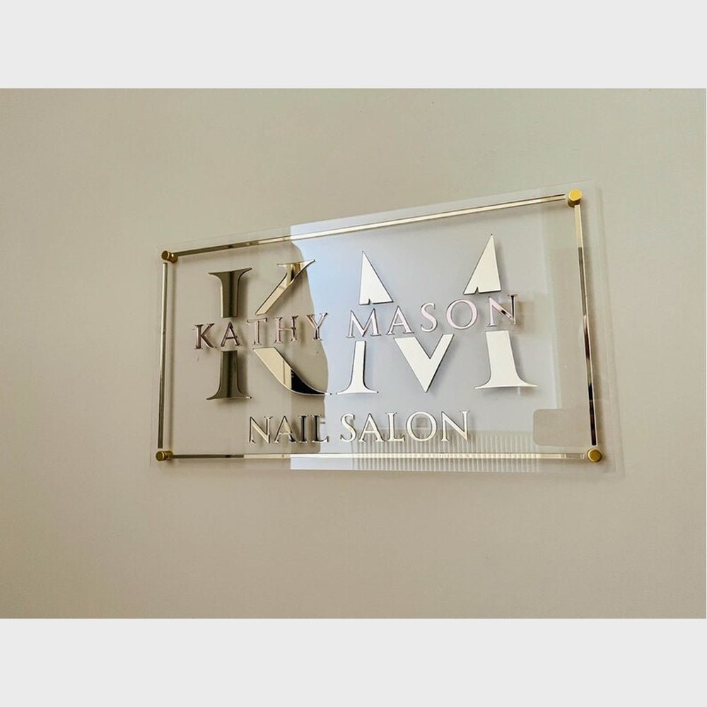 Kathy Mason Nail Salon Acrylic Business Logo Sign - Shineneon