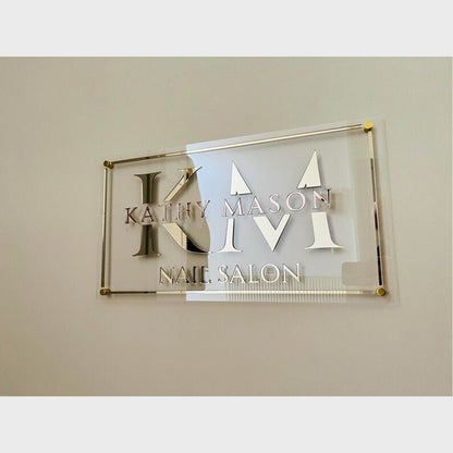 Kathy Mason Nail Salon Acrylic Business Logo Sign - Shineneon