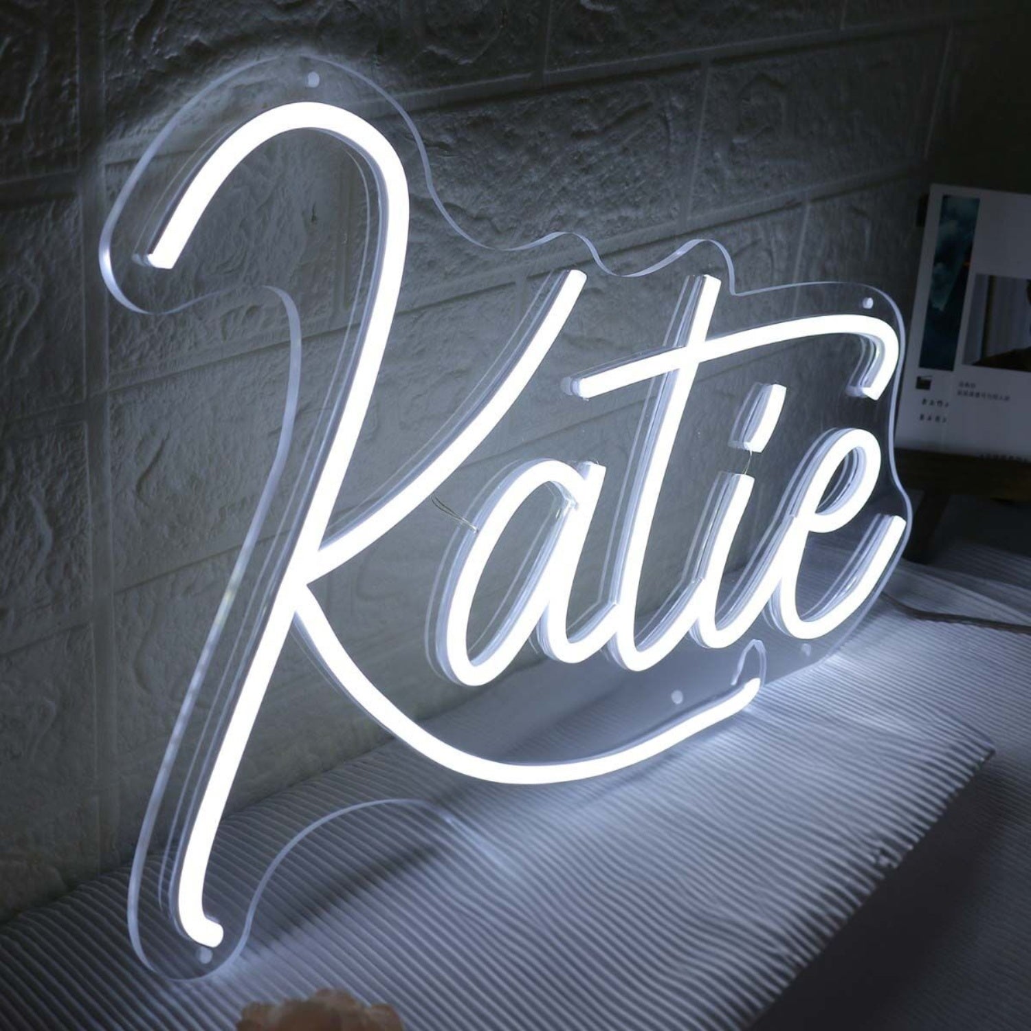 Katie White Led Neon Sign - Shineneon