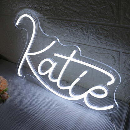 Katie White Led Neon Sign - Shineneon