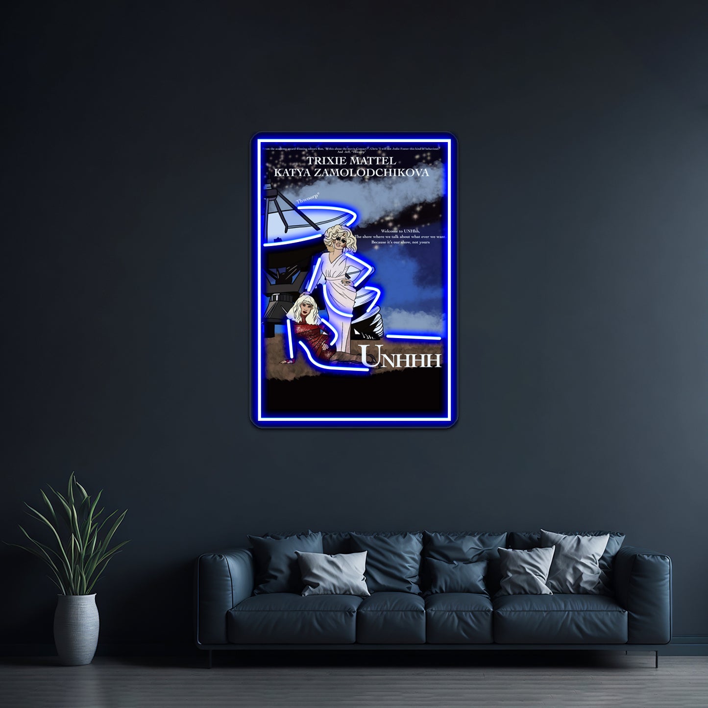 Katya And Trixie Movie Poster Artwork Neon Signs For Sale