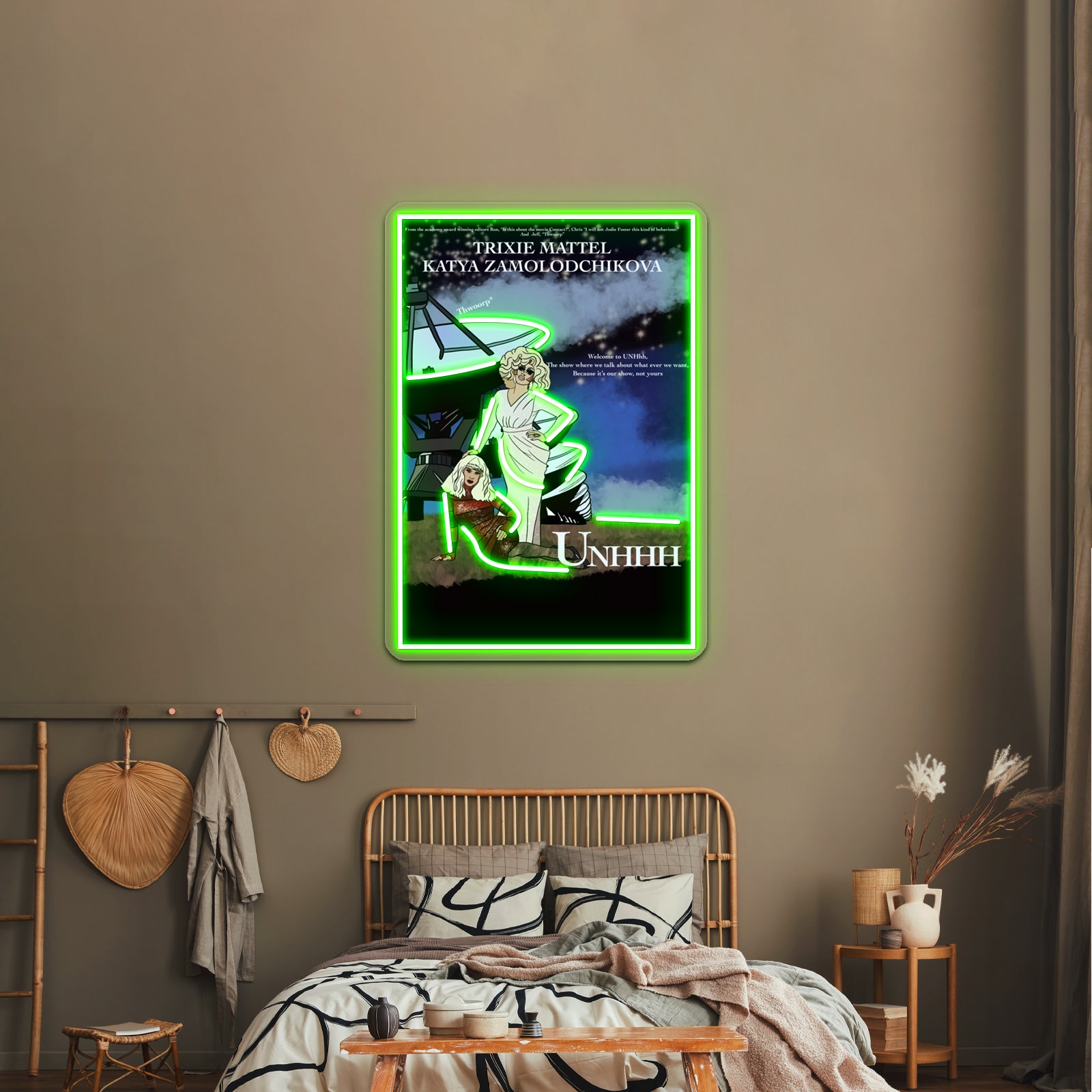 Katya And Trixie Movie Poster Artwork Neon Signs For Sale | Shineneon