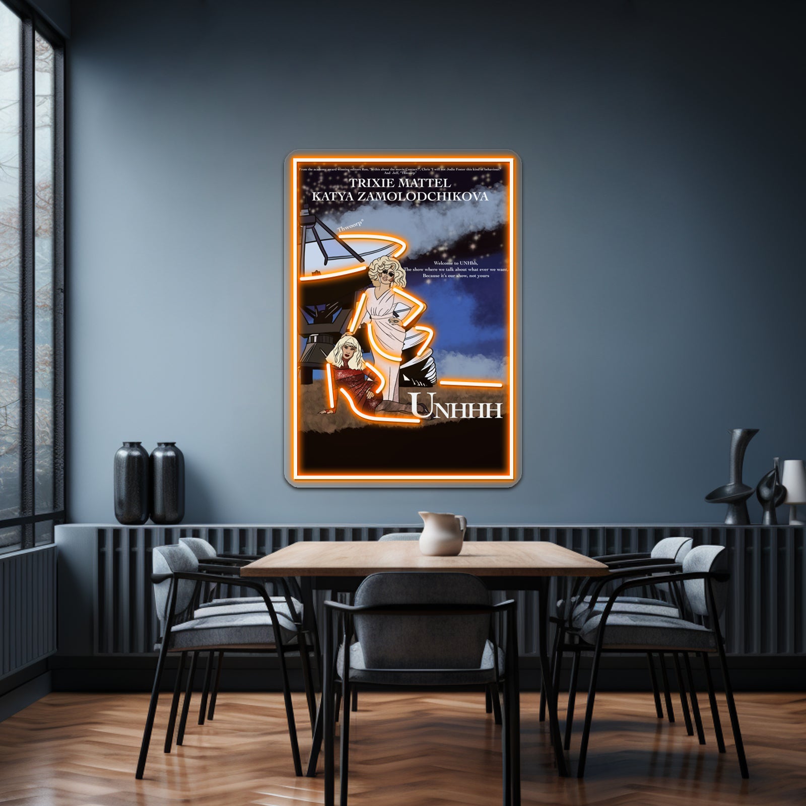 Katya And Trixie Movie Poster Artwork Neon Signs For Sale | Shineneon