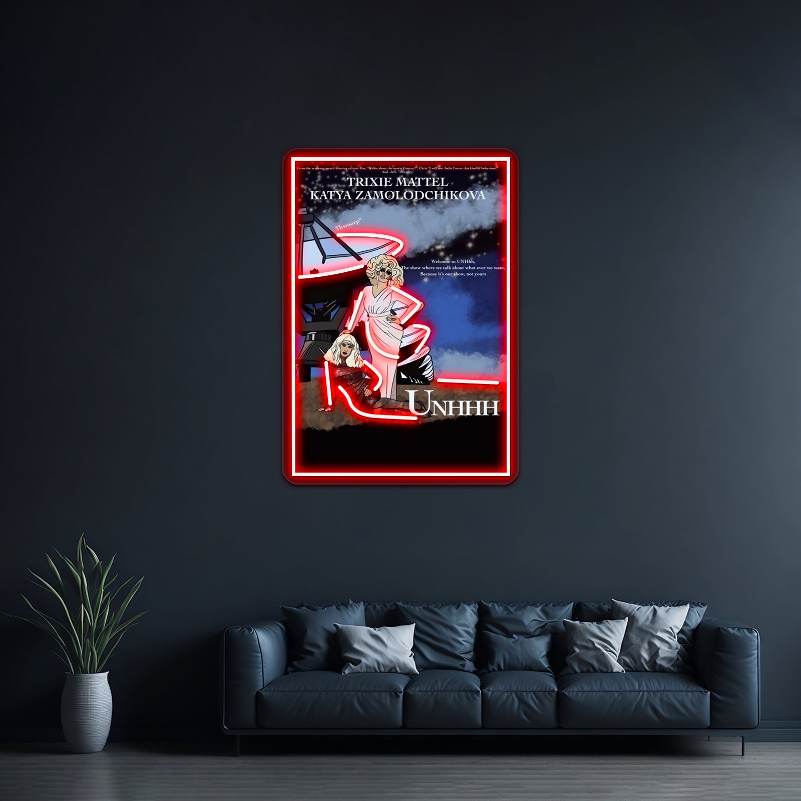 Katya And Trixie Movie Poster Artwork Neon Signs For Sale | Shineneon