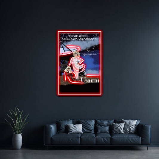 Katya And Trixie Movie Poster Artwork Neon Signs For Sale