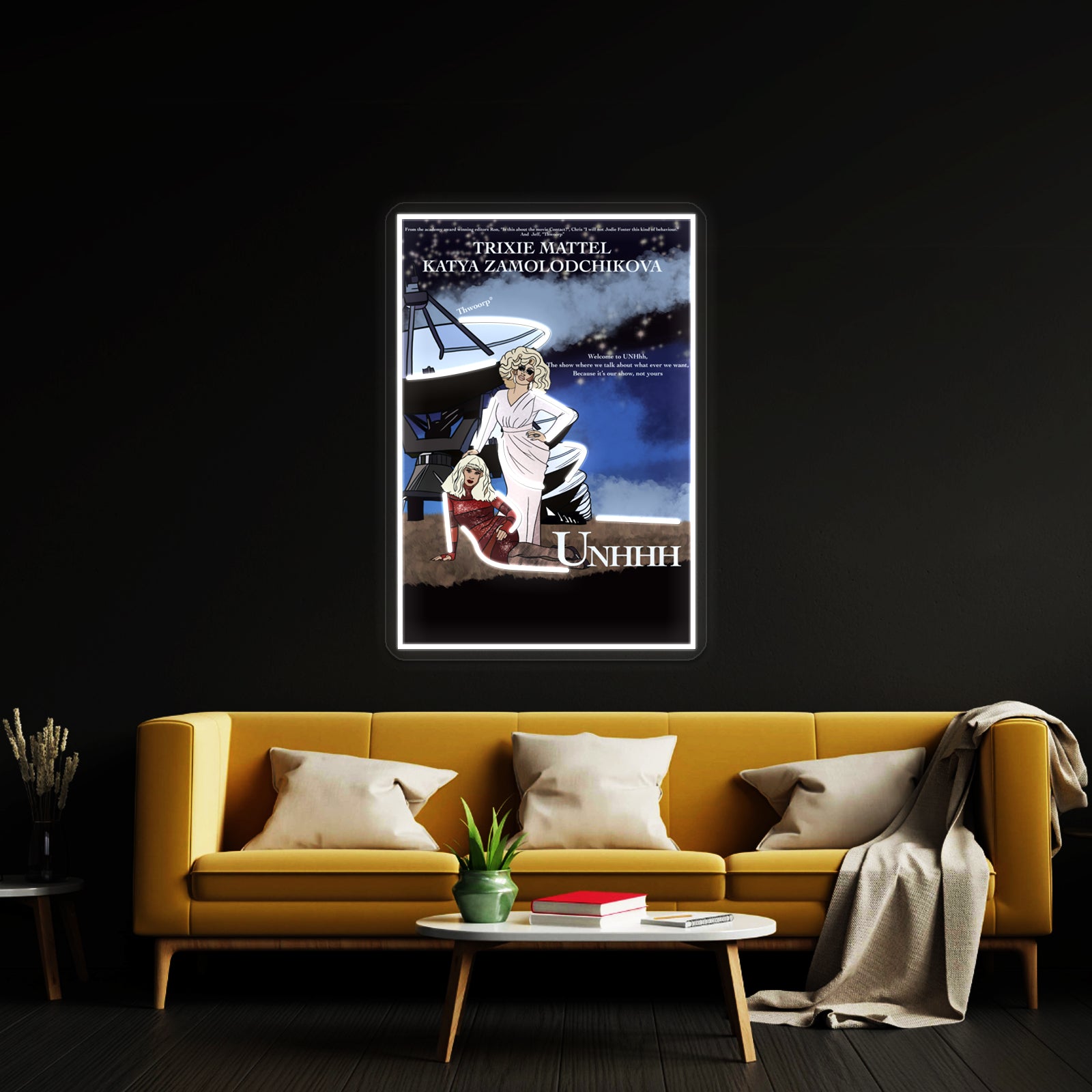 Katya And Trixie Movie Poster Artwork Neon Signs For Sale | Shineneon