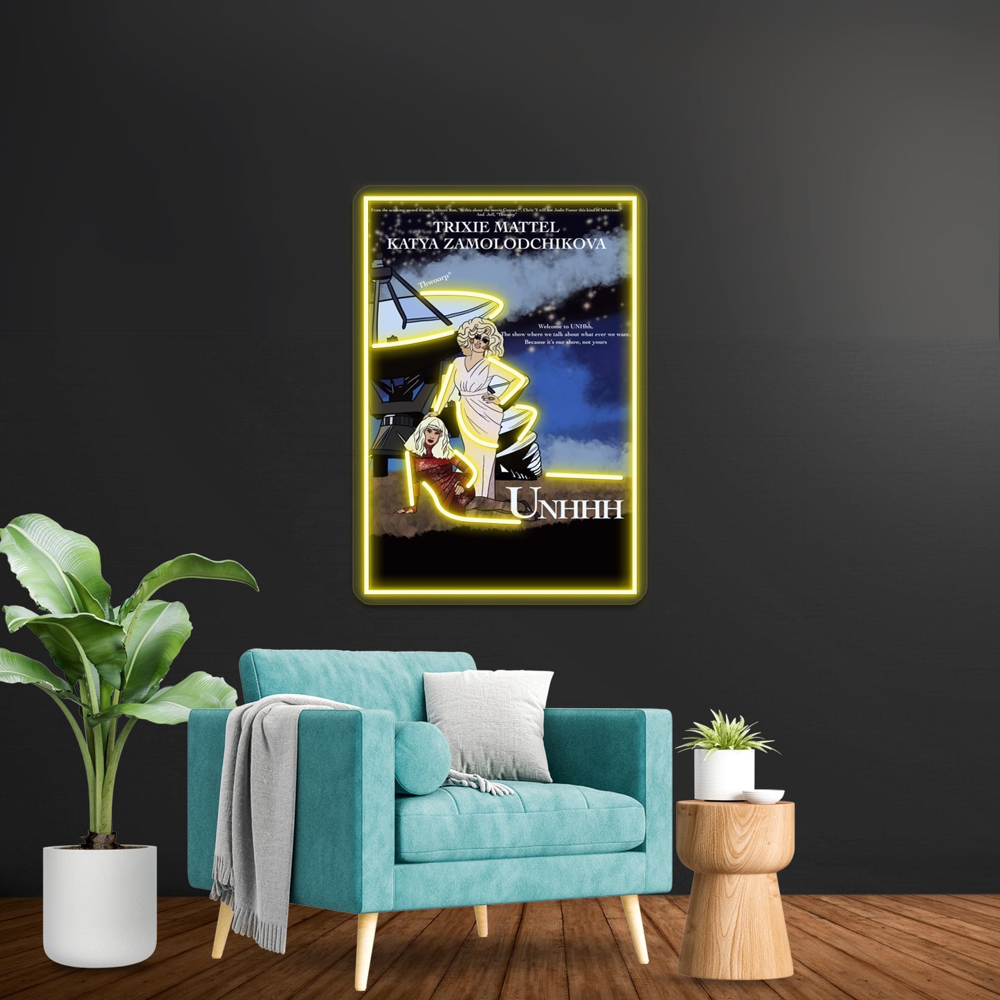 Katya And Trixie Movie Poster Artwork Neon Signs For Sale