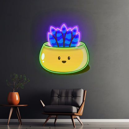 Kawaii Cactus Funny Led Neon Sign Light Custom Led Signs - Shineneon